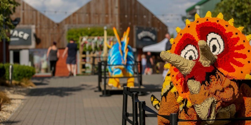 Dinosaur Brick Trail Extended at The Valley Evesham | Aztec Adventure The Lost Valley