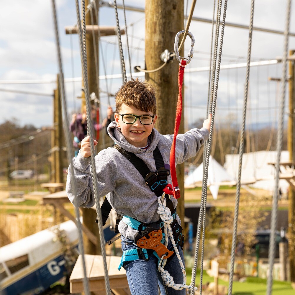 Aztec Adventure The Lost Valley wins Best Outdoor Sports Provider in the Cotswolds 2024, featuring adventure golf and high ropes aerial course.